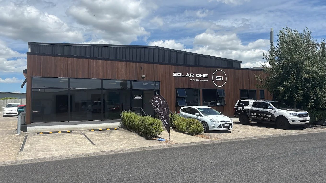 The Solar One office and workshop, New Plymouth